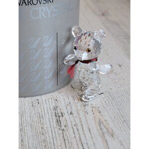 Swarovski Kris bear on skates Crystal collectible home decor figure